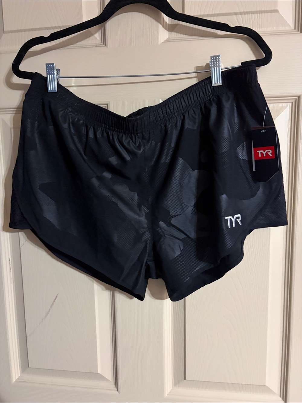 TYR Women's Black Camo Running Shorts